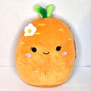 🐣 CAROLEENA 🥕 Carrot with Flower Easter 2024 Original Squishmallow ☆》NWT《☆